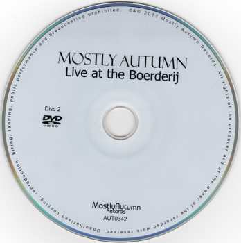 2DVD Mostly Autumn: Live At The Boerderij LTD
