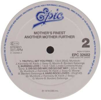 LP Mother's Finest: Another Mother Further