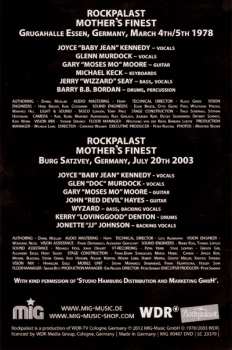 DVD Mother's Finest: Live At Rockpalast 1978 + 2003
