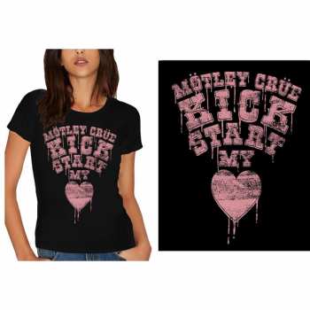 Merch Mötley Crüe: Dames T-shirt Kick Start My Heart 