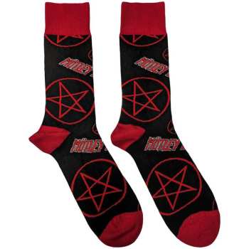Merch Mötley Crüe: Enkelsokken Logo Motley Crues & Pentagrams