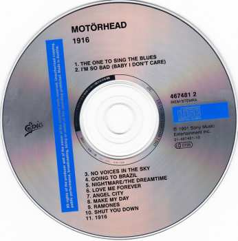 2CD/Doos Motörhead: 1916 / March Ör Die