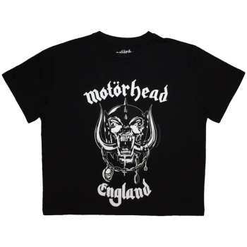 Merch Motörhead: Dames Crop Top England