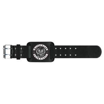 Merch Motörhead: Leren Armband Biker Badge