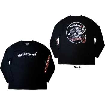 Merch Motörhead: Motorhead Unisex Long Sleeve T-shirt: Bomber (back & Sleeve Print) (small) S