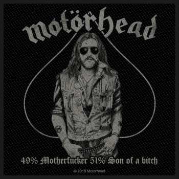 Merch Motörhead: Patch 49% Motherfucker 