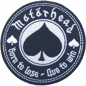 Merch Motörhead: Patch Born To Love, Live To Win