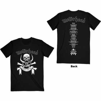 Merch Motörhead: Tričko March Or Die Lyrics S