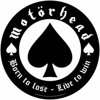 Merch Motörhead: Rugpatch Born To Lose