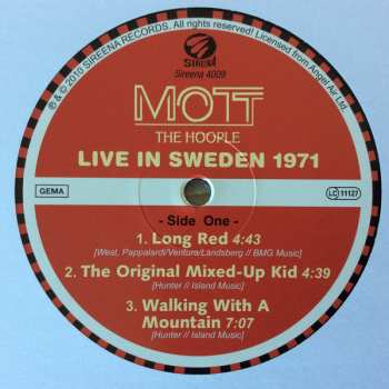LP Mott The Hoople: Live In Sweden 1971