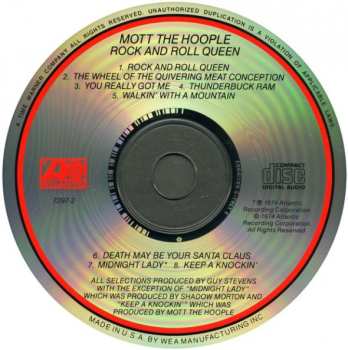 CD Mott The Hoople: Rock And Roll Queen