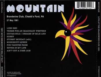 CD Mountain: Live At The Brandywine Club 1981