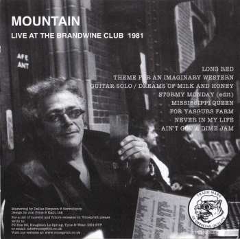 CD Mountain: Live At The Brandywine Club 1981