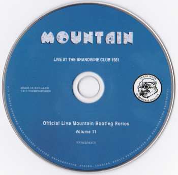 CD Mountain: Live At The Brandywine Club 1981