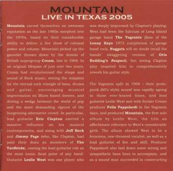 CD/DVD Mountain: Live In Texas 2005