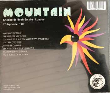 CD Mountain: Shepherds Bush Empire, London 1997