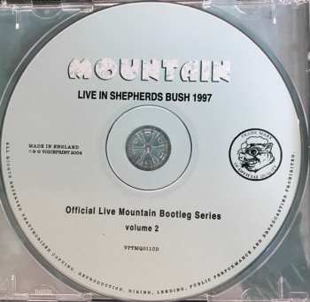 CD Mountain: Shepherds Bush Empire, London 1997