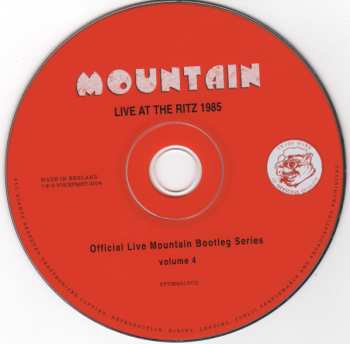 CD Mountain: The Ritz Theater, New York 17 September 1985