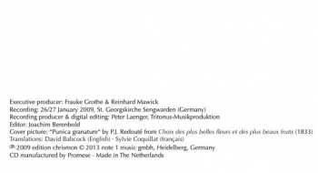 CD Movimento: Lied Der Liebe - Das Hohelied im Deutschen Barock / The Song Of Songs in German Baroque