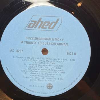 LP Moxy: A Tribute To Buzz Shearman
