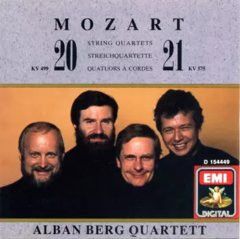 String Quartets Nos. 20, K.499 20 & 21, K.575