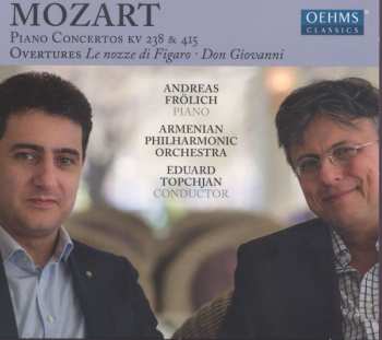 Album Wolfgang Amadeus Mozart: Piano Concertos KV 238 & 415 / Overtures Le Nozze Di Figaro · Don Giovanni