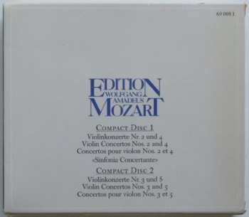 2CD/Doos Berliner Philharmoniker: Violinkonzerte Nr. 2 Und 4 - «Sinfonica Concertante» K. 364 - Violinkonzerte Nr. 3 Und 5