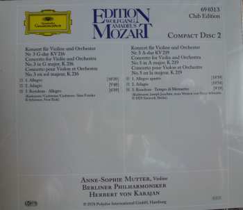 2CD/Doos Berliner Philharmoniker: Violinkonzerte Nr. 2 Und 4 - «Sinfonica Concertante» K. 364 - Violinkonzerte Nr. 3 Und 5