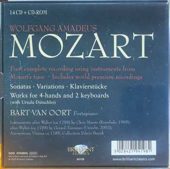 14CD/Doos Wolfgang Amadeus Mozart: Complete Keyboard Works