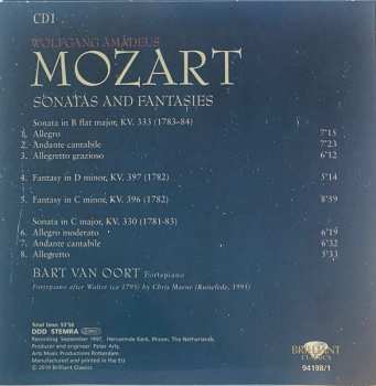 14CD/Doos Wolfgang Amadeus Mozart: Complete Keyboard Works