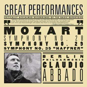 CD Mozart / Bpo / Abbado: Symphony 28 29 & 35 - Haffner