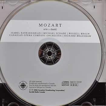 CD Wolfgang Amadeus Mozart: Mozart – Arie & Duetti
