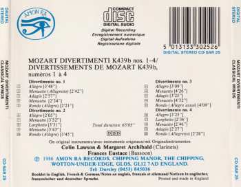 CD Wolfgang Amadeus Mozart: Divertimenti