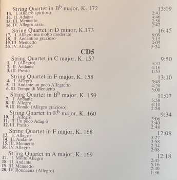 5CD Wolfgang Amadeus Mozart: The String Quartets