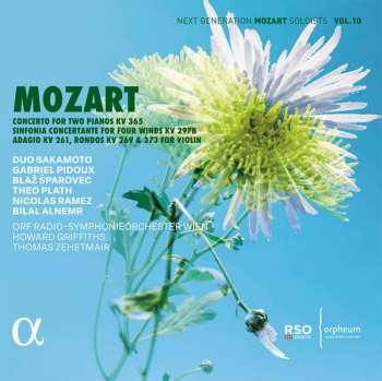 CD Wolfgang Amadeus Mozart: Concerto For Two Pianos KV 365 / Sinfonia Concertante For Four Winds KV 297b / Adagio KV 261, Rondos KV 269 & 373 For Violin