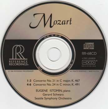 CD Wolfgang Amadeus Mozart: Concerto No. 21 & 24