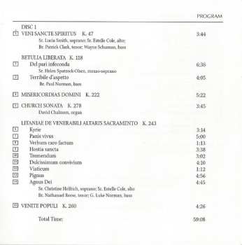 2CD Wolfgang Amadeus Mozart: Rare Choral Works