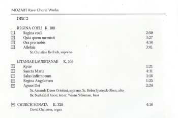 2CD Wolfgang Amadeus Mozart: Rare Choral Works