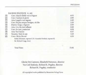 2CD Wolfgang Amadeus Mozart: Rare Choral Works