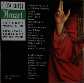 CD Wolfgang Amadeus Mozart: Grande Messa K. 427 / Exsultate, Jubilate Mottetto K 165