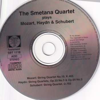 CD Wolfgang Amadeus Mozart: String Quartets