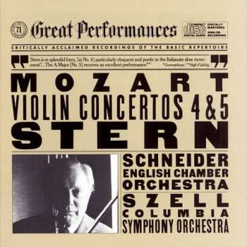 Album Wolfgang Amadeus Mozart: Mozart: Violin Concertos No. 4 & 5