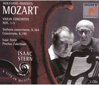 3CD Wolfgang Amadeus Mozart: Violin Concertos Nos. 1–5 • Sinfonia Concertante, K. 364 • Concertone, K. 190
