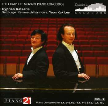 Album Mozart / Katsaris / Salzburg Chamber Po / Lee: Complete Piano Concertos 5