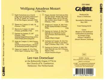 CD Wolfgang Amadeus Mozart: Mozart On Organ