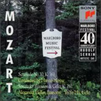 Serenade No. 10, K.361 /Sonata For Bassoon & Cello, K.292