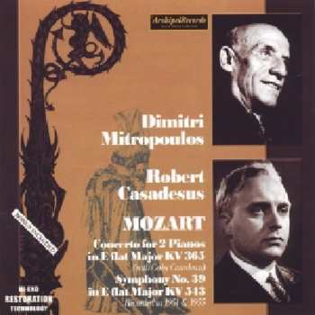 Album Mozart / Mitropolous: Konzert Fur Zwei Klaviere Kv 3
