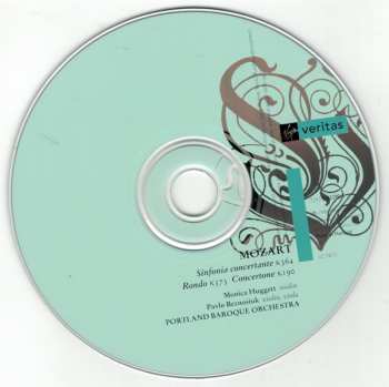 CD Wolfgang Amadeus Mozart: Sinfonia Concertante / Concertone