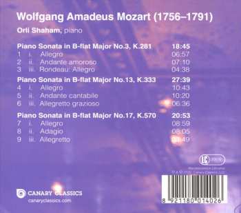 CD Wolfgang Amadeus Mozart: Complete Piano Sonatas Vol.1
