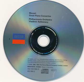 2CD Vladimir Ashkenazy: Great Piano Concertos
